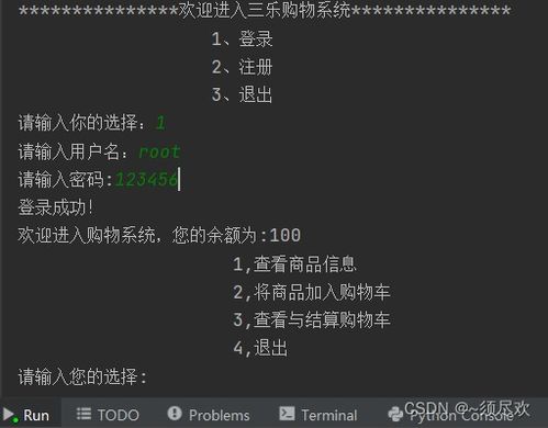 python购物系统,技术选型与功能解析