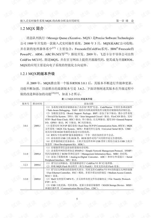 mqx系统,高效、可靠、易用的嵌入式系统解决方案