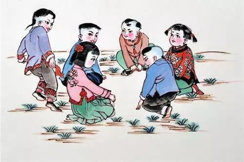 民间游戏回忆,回忆中的童年色彩